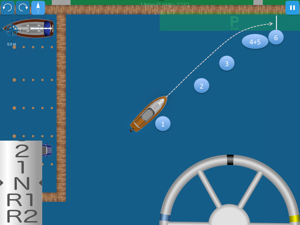Help boating: Dock at the pier