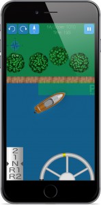 Screenshot: Dock the boat in the Hafenskipper app