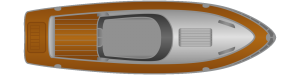 Help boating: Motor boat with inboard engine and rudder