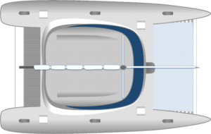 Help boating: Sailing catamaran with twin engine